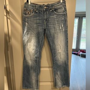 34 Troy Relaxed Straight Rock Revival